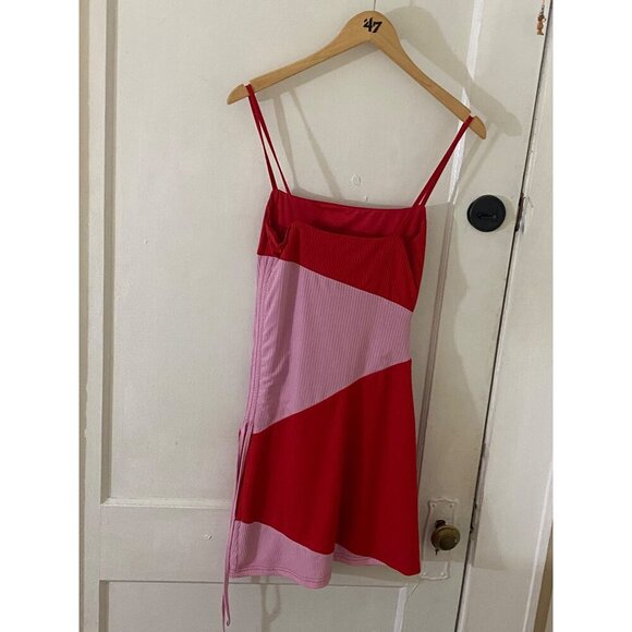Revolve More To Come Women's Pink, Red Cami Mini Dress - Small - Picture 2 of 14